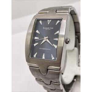 Kenneth Cole Mens Vintage Tank Watch New Battery